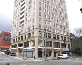 The World Trade Center Tacoma, the Economic Development Board for Tacoma-Pierce County and the Tacoma-Pierce County Chamber recently signed a new agreement pooling office spaces in the Rust Building, 950  Pacific Ave. (Photo by Brett Davis)