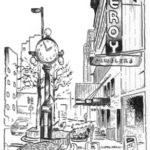 Downtown Tacoma. (ILLUSTRATION BY ARVID HARDER)