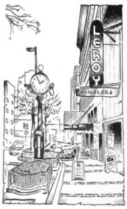 Downtown Tacoma. (ILLUSTRATION BY ARVID HARDER)