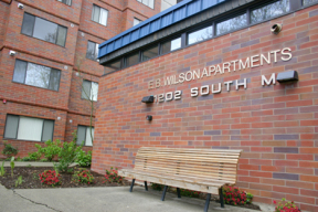 The E. B. Wilson Apartments in Tacoma's Hilltop neighborhood is one of many Tacoma Housing Authority buildings that will ban smoking next year. (FILE PHOTO BY TODD MATTHEWS)