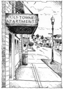 Old Town Tacoma. (ILLUSTRATION BY ARVID HARDER)