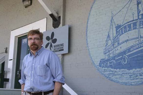 Tom Cashman, Executive Director of the Foss Waterway Seaport, is leading a development project designed to transform the Working Waterfront Museum into the Pacific Northwest's premier maritime heritage education and recreation resource center. (PHOTO BY TODD MATTHEWS)