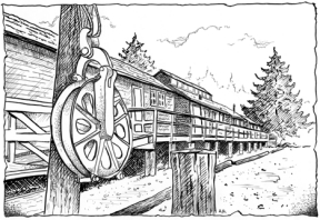 Point Defiance Park. (ILLUSTRATION BY ARVID HARDER)