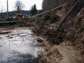 County road crews work to clear mudslide