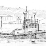 Tacoma Tideflats. (ILLUSTRATION BY ARVID HARDER)