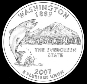 Gregoire unveils new Washington State quarter