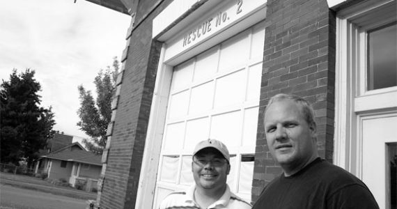 Whitman area residents Pat McGregor and Dave Stafursky hope they can turn their neighborhood into an historic district. (PHOTO BY TODD MATTHEWS)