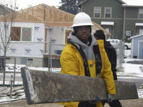 Tacoma resident Darren Lewis participated in last year's  YouthBuild program, sponsored by Tacoma Goodwill.  The program helps young people achieve education goals and acquire job skills. (PHOTO COURTESY TACOMA GOODWILL)