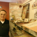 "The nice thing about a [passenger] train is you can see what the country looks like -- you can look right out into people's backyards," says historian, author, and retired railroad employee Jim Fredrickson, who has amassed a collection of passenger train memorabilia. (PHOTO BY TODD MATTHEWS)