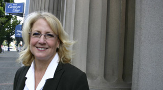 "I have for many years always had a call to lead," says Pierce County Auditor Pat McCarthy, who has joined the race for Pierce County Executive. "I like people, and I like to serve. Really, it is that call to lead, and the encouragement and support from others who also feel I should make this step from going from county auditor to the Pierce County executive's office." (PHOTO BY TODD MATTHEWS)