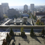 The view from the penthouse level of the Winthrop Hotel. (PHOTO BY TODD MATTHEWS)