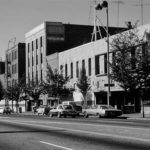 A historic photograph of the buildings that lined Pacific Avenue near the Luzon Building in downtown Tacoma. (COLUMBIA CORNERSTONE DEVELOPMENT COMPANY PHOTO COLLECTION 2008-7, COURTESY OF WEYERHAEUSER ARCHIVES)