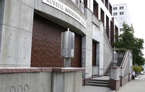 Russell Investments headquarters building in downtown Tacoma. (PHOTO BY TODD MATTHEWS)