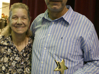 Winthrop resident Glenn Grigsby accepted a Safe Streets Superstar Award this week with his mother Mary Court. Grigsby, two other individuals, and one community group were honored at Bethlehem Baptist Church on Portland Avenue during an event that also marked the organization's 20th anniversary. (PHOTO BY TODD MATTHEWS)