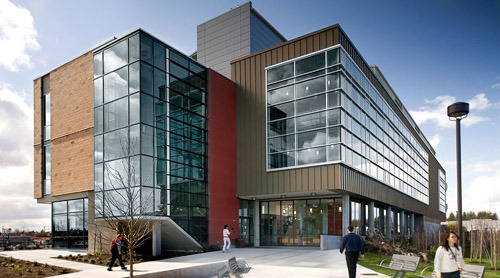Tacoma Community College President Dr. Pamela Transue is being honored with a leadership award, and the Science and Engineering Building is being newly christened with her name. (PHOTO COURTESY TCC)
