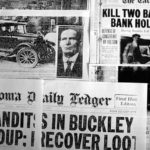 The July 2, 1925 edition of The Tacoma Daily Ledger carried news of the robbery and shoot out at the Buckley Bank on Main Street. (PHOTO BY TODD MATTHEWS)
