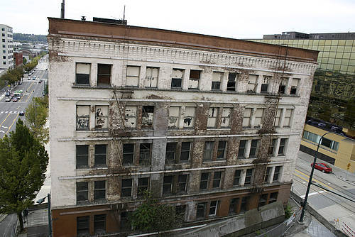 Downtown Tacoma's historic Luzon Building. (FILE PHOTO BY TODD MATTHEWS)