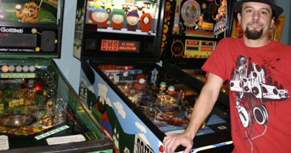 "I want people to come in here and act like kids," says Les Voros-Bond of Dorky's Arcade. "I want people to have fun and not be too serious. I've seen people just get big smiles on their faces when they see the games and they just lose it." (PHOTO BY TODD MATTHEWS)