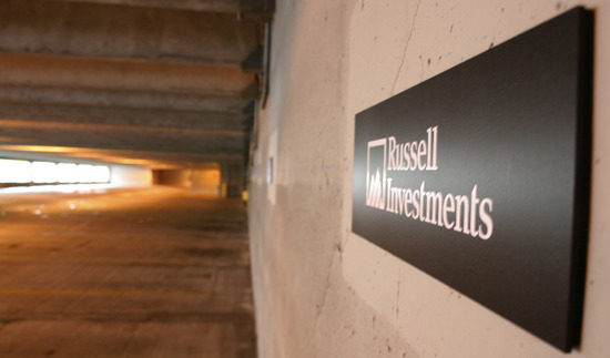 This was the scene Monday morning at 11:50 a.m. inside the parking garage at South 10th Street and A Street, across the street from Russell Investments former headquarters building. Earlier this month, Russell's 900 employees began the move from its 12-story building on 909 A St. in downtown Tacoma to its new home in the former WaMu Center, located at 1301 Second Ave., in downtown Seattle. Russell purchased the WaMu Center and renamed it the Russell Investments Center. The move was completed over the weekend. The global investment advisory firm founded in Tacoma in 1936 grew to become downtown's largest private employer. On Sept. 9, 2009, the company announced it would move to Seattle by the end of this year. (PHOTO BY TODD MATTHEWS)