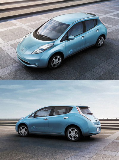 Nissan Leaf. (IMAGES COURTESY NISSAN)