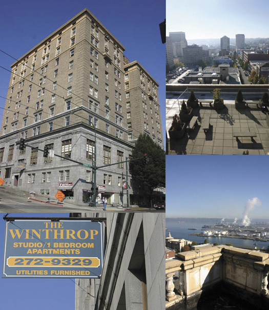 Downtown Tacoma's Winthrop Hotel. (FILE PHOTOS BY TODD MATTHEWS)
