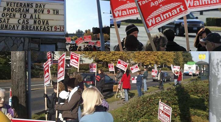 (PHOTOS COURTESY TACOMA UNITED AGAINST WALMART)