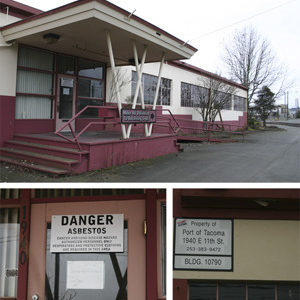 The former Brown & Haley warehouse. (PHOTOS BY TODD MATTHEWS)