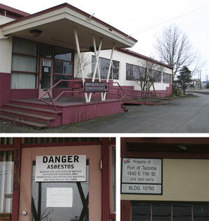 The former Brown & Haley warehouse. (PHOTOS BY TODD MATTHEWS)