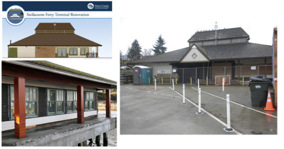 Steilacoom Ferry Terminal renovation. (PHOTOS COURTESY PIERCE COUNTY)