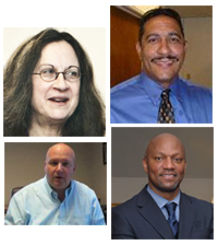 CLOCKWISE FROM TOP LEFT: Ellen Miller-Wolfe, Ricardo Noguera, Eric Anthony Johnson, and Steven J. Anderson / COURTESY PHOTOS