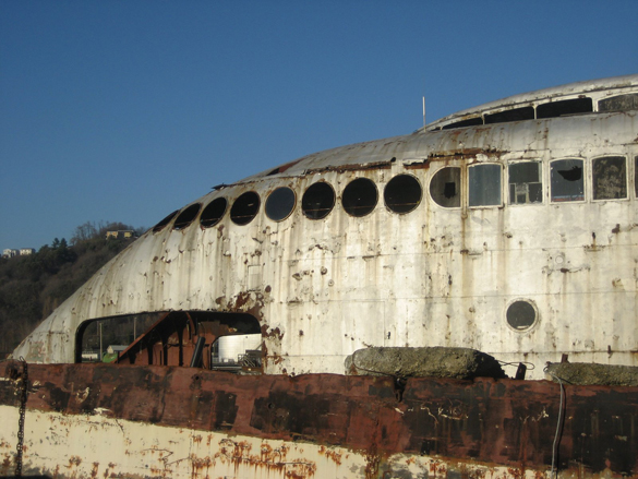 The Kalakala Ferry is moored on the Hylebos Waterway in Tacoma / PHOTO COURTESY WIKIMEDIA COMMONS / JOEGOODFRIEND