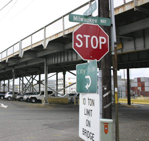 Tacoma Rail could receive a loan from the Washington State Department of Transportation to improve a grade crossing near South 11th Street and Milwaukee Avenue. (PHOTO BY TODD MATTHEWS)