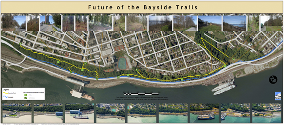 Bayside Trail Map. (IMAGE COURTESY CITY OF TACOMA)