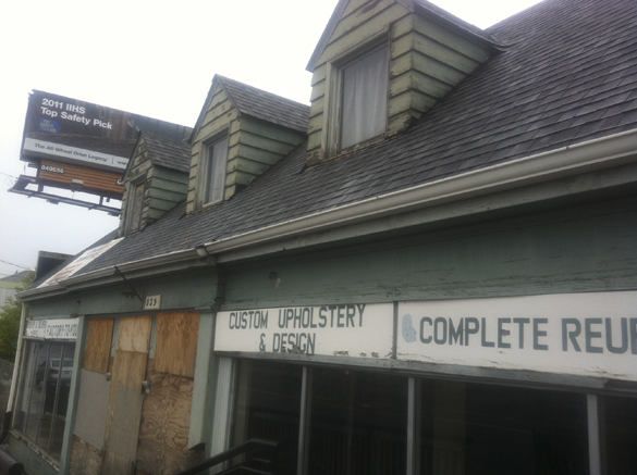 The building at 323 Puyallup Avenue in Tacoma's Dome District was home to Durobilt Furniture and Upholstery for five decades. The building was purchased last year by two developers who have carefully restored several old buildings on the block. They have similar plans for this structure. (FILE PHOTO BY TODD MATTHEWS)