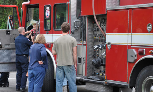 The Tacoma Fire Department joined neighbors throughout Tacoma Tuesday as a part of the 29th Annual National Night Out. (PHOTO COURTESY TACOMA FIRE DEPARTMENT)