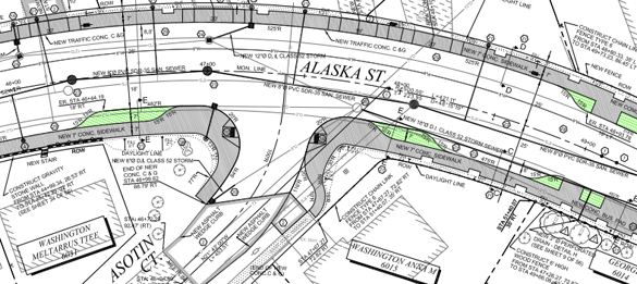 The City of Tacoma will mark the completion of its latest eco-friendly road construction project during a ribbon-cutting ceremony next week. (IMAGE COURTESY CITY OF TACOMA)