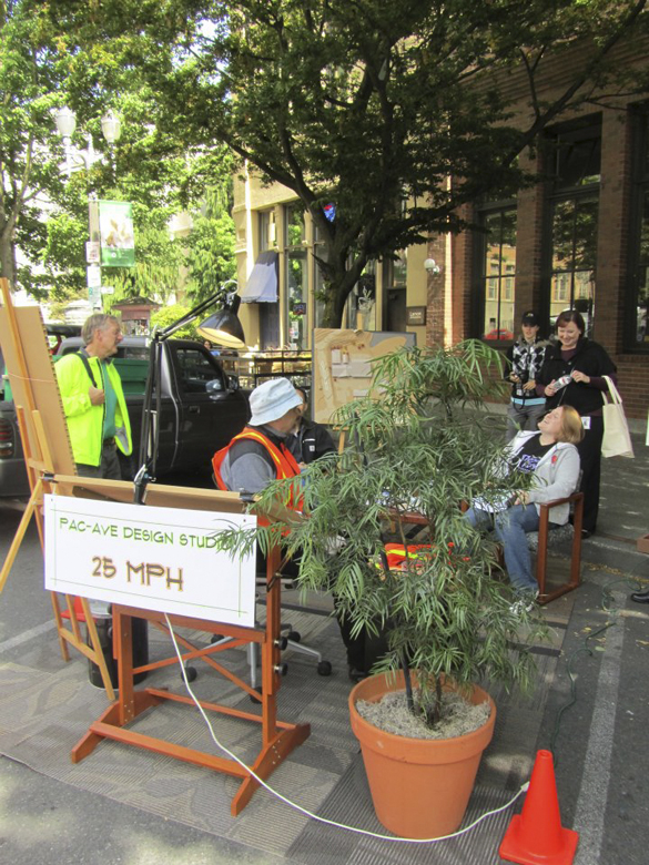 Downtown Tacoma residents and workers celebrate"Park(ing) Day." (PHOTO COURTESY DOWNTOWN ON THE GO)