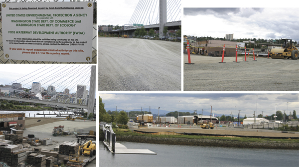 Foss Waterway Park site cleanup. (FILE PHOTOS BY TODD MATTHEWS)