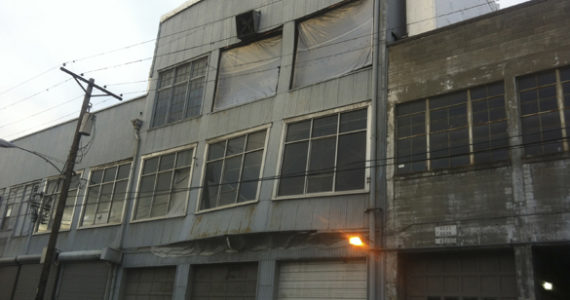 A 112-year-old building located at 2308 South Holgate Street in Tacomna's Brewery District and severely damaged during a rain storm last fall could soon receive more than half-a-million dollars in repairs. (PHOTO BY TODD MATTHEWS)