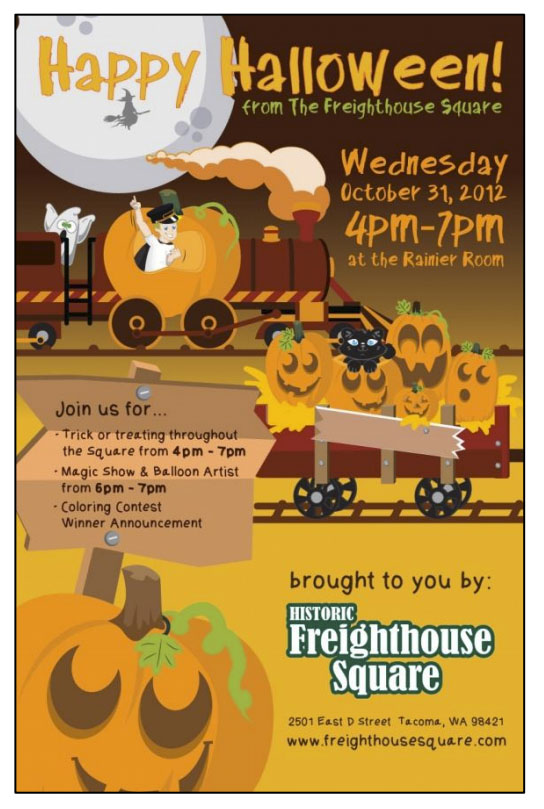 Celebrate Halloween at Tacoma's Freighthouse Square