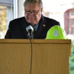 Congressman Norm Dicks spoke during the ceremony. (PHOTO COURTESY CITY OF TACOMA)