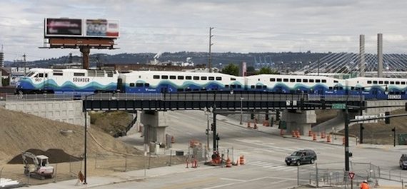 The City of Tacoma and Sound Transit are looking for an artist or artist team to create gateway artwork for the south entry to downtown Tacoma at Pacific Avenue and South 26th Street. (PHOTO COURTESY SOUND TRANSIT)