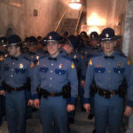 37 Washington State Patrol Troopers were sworn in by Washington State Supreme Court Justice James Johnson, and presented their commission cards by Governor Christine Gregoire and Chief John R. Batiste at a ceremony held in the Capitol Rotunda Friday morning. (PHOTO COURTESY WASHINGTON STATE PATROL)