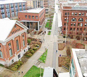 The University of Washington campus in downtown Tacoma. (PHOTO COURTESY UW TACOMA)