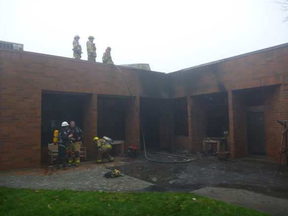 Tacoma fire fighters responded to a fire at the Life Manor Independent Living facility early Tuesday morning. (PHOTO COURTESY TACOMA FIRE DEPARTMENT)