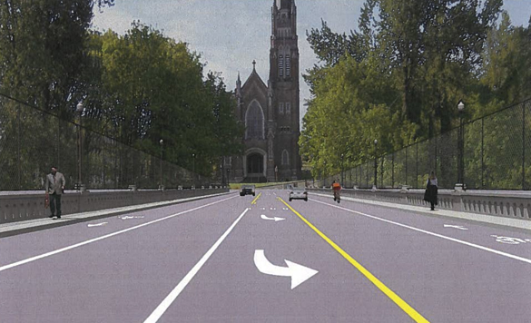 A design plan for the $9 million Tacoma Avenue South Bridge rehabilitation. (IMAGE COURTESY CITY OF TACOMA)