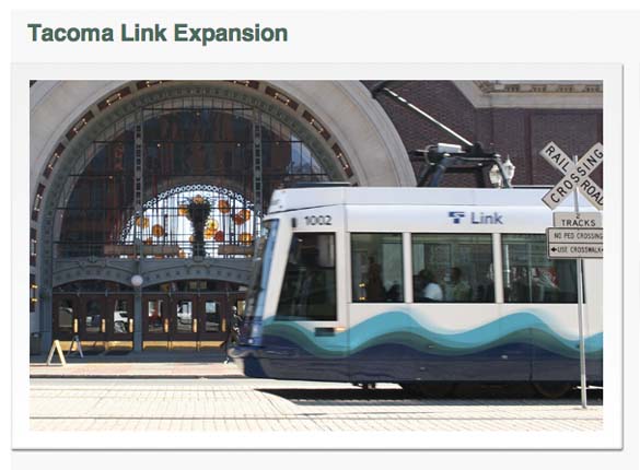 Learn more about Tacoma Link light rail expansion