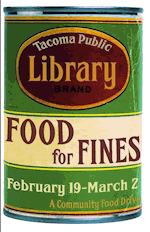 Tacoma Public Library: Donate food, pay down fines