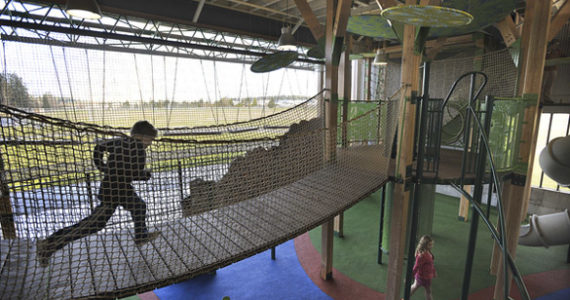 Metro Parks Tacoma's Urban Adventure Course at the STAR Center. (PHOTO COURTESY METRO PARKS TACOMA)