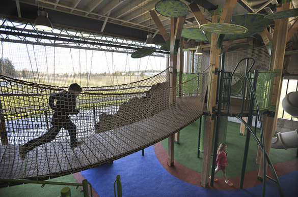 Metro Parks Tacoma's Urban Adventure Course at the STAR Center. (PHOTO COURTESY METRO PARKS TACOMA)